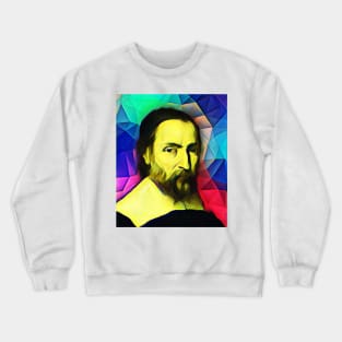 Nicolas Claude Fabri de Peiresc Colourful Portrait | Nicolas Claude Fabri de Peiresc Artwork 7 Crewneck Sweatshirt